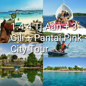 paket tour lombok 4 hari 3 malam 3 gili pink