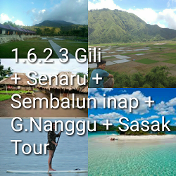 paket tour lombok 6 hari 5 malam gili waterfall sembalun