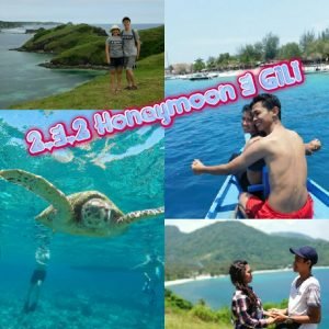 honeymoon di lombok 3 hari 2 malam ke 3 gili