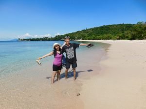 pantai pink Lombok honeymoon