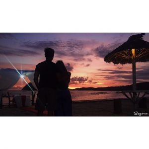 sunset di Pantai Bumbang